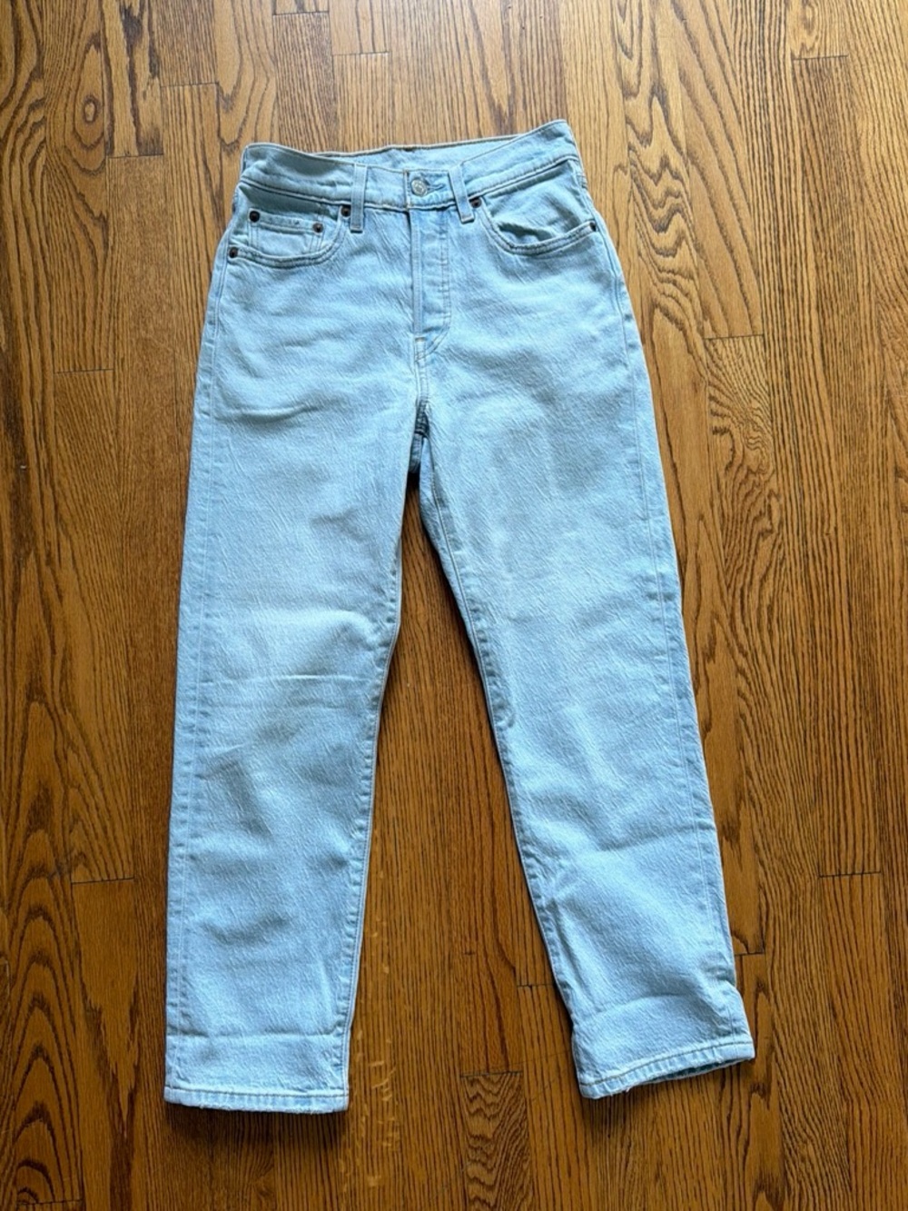 Levi's Pale Blue Relaxed Boyfriend Jeans
